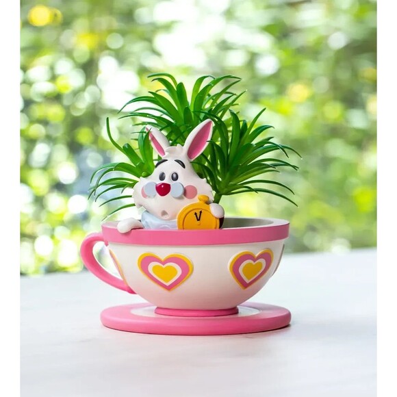 Disney Other - Disney Parks White Rabbit Teacup Succlent Jerrod Maruyama NEW